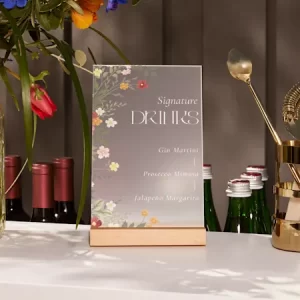Acrylic Bar Signs