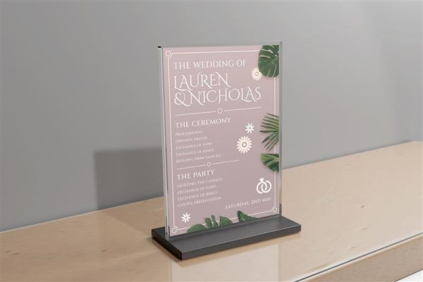 Tabletop Signs